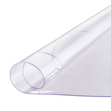 Plastic Table Cover, 48 x 48 Inch 2.0 mm Thick Clear Table Protector, Round PVC Desk Mat, Waterproof V952-YXPVCZB48X48UGUKXV0