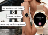 Smart Watch for Women Waterproof Smartwatch 100 Sports Fitness Tracker-Gold V1263-JX-7656-2