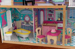 Dollhouse with Furniture for kids 120 x 88 x 40 cm V178-12540