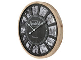 Distressed Photo Gallery Collage Wall Clock 70cm V637-56004CLK