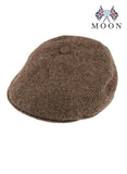 DENTS Mens Drivers Cap Abraham Moon Hat Tweed Peeky Blinders - Chocolate V563-1-3040-CHOCOLATE-XL