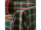 Plaid Couch Cover Checkered Sofa Covers Decorations Green and Red Grid Couch Cover for Farmhouse V1192-AZ-W-8379