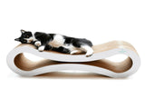 Cat Scratcher Infinity Lounge, White V568-MPSY-658W