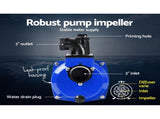 Giantz 3" Petrol Water Pump 7HP Max 4-Stroke 210cc High Flow 60,000L/H Max Transfer Engine, Fire PUMP-3INCH-235-BUBK