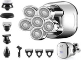 Waterproof USB Bald Head Shaver for Men, Rechargeable Rotary Razor V1263-JX-4019