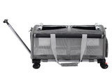 i.Pet Pet Carrier Swivel Wheels Foldable Cat Dog Trolley Stroller Travel Bag Grey PET-CARRIER-WL60X38-GR