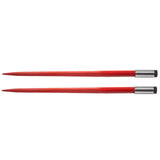 Pair Hay Spear 43" Bale Spear 3000 lbs Capacity, Bale Spike Quick Attach Square Hay Bale Spears 1 V952-CM45X1100-30002PCV0