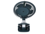 Clip On Fan 360 Degrees Adjustment Clip On USB Charging 3 Speed Modes Strong Airflow Sturdy Clamp V1294-YM0523-3113220043313