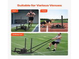 Weight Sled, Steel Power Sled, Fitness Strength Training Sleds for Athletic Exercise Speed V952-SZXQHSSYZTZD6BWW8002V0