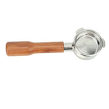 Bottomless Portafilter 54mm 3 Ears Solid Wood Handle Stainless Steel Coffee Bottomless Filter for V1294-YM0703-3113230088811