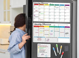 Monthly Planner & Weekly Planner Whiteboard Set Magnetic Planning Board Magnetic Monthly Planner V1188-MS101-01625-1
