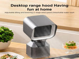 Portable Range Hood with 2 Wind Speed 3600rpm Suction power Angle and Height Adjustable Removable V1294-YM0901-H48207GY-US