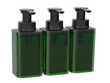 3 Chamber Soap Dispenser Wall Mount Manual Shampoo Liquid Container Leakproof Pump Head Extended V1294-YM0901-3112250034012