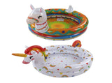 2PCS Kids Inflatable PVC Foldable Portable Mini Swimming Cute Animal Shape Blow Up Baby V1294-YM0901-3111230149011