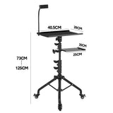 Mobile Laptop Tripod 11-16 Inch on Wheels 82-170cm Height Adjustable Projector Portable V985-LAPTOPTRIPOD
