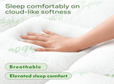 800GSM Mattress Topper Viscose Derived from Bamboo, Thick Pillowtop Fitted Mattress Cover with 45cm V1317-TOP-AUSK-CL-LV