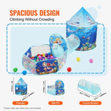 3 in 1 Kids Play Tent with Tunnel, Basketball Hoop for Boys, Girls, Babies and Toddlers, V952-PPSDZPX3DHY0ON54XV0
