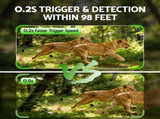UL-TECH 4K WiFi Trail Camera 48MP 0.2s Trigger Game Camera Camo TC-B-DL006-GN