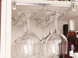 Wall Mounted Stackable Wine Glass Rack Holder for Stemware and Goblets, Space-Saving Kitchen Storage V1192-AZ-W-32246