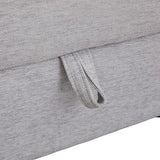 Fabric Electric Recliner Grey Chaise Sofa with Storage V43-SOF-LOUI