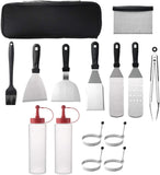 14 Piece Stainless Steel Barbecue Tool Set with Carrying Bag V1237-ZY-818-195