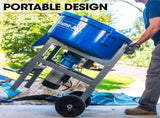 BAUMR-AG 120L Forced Action Pan Mixer, 1500W Electric Direct Drive Motor, Heavy-Duty Frame, for V219-TOLMSCBM1C2A