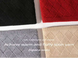 Women's Fashionable Winter 3-Piece Set Knit Hat, Scarf, Gloves. A must-have for outdoor skiing V1265-AU-055-HEI