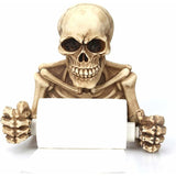 Toilet Paper Holder, Skeleton Paper ROll Decor, Spooky Halloween Decorations, Wall Mounted V1188-MS-227-2140