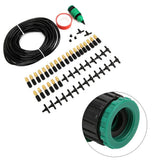 25M Hose Watering Drip Kit Irrigation Equipment Set for Garden Greenhouse Flower Bed Patio Lawn V1294-YM0901-3111200140011