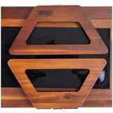 Smart Design Acacia Sofa Armrest Tray V178-68924