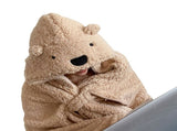 Winter Throw Blanket Cloak With Hood Thick Soft Plush Warm Wearable Blanket for Children and Adults V1294-YM0626-3117220297612