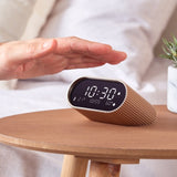 Lexon Ray Clock Lcd Alarm Clock With Temperature / Humidity Display - Gold V398-LD-LR155VG3