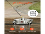 14" Pressure Washer Surface Cleaner, Stainless Steel Pressure Washer Attachments with 4 Wheels, 4000 V952-GYQXJBMQJQYPLEQRIV0