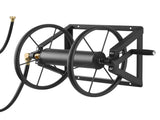 Wall Mounted Garden Hose Reel, Holds 200 ft 5/8-inch Manual Water Hose Winder, Heavy-Duty Steel, V952-GQSSGJP200FTIOUZW002V0