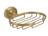 Soap Dish Wall Mounted Twisted Pattern Soap Holder Copper Stainless Steel Antique Soap Rack for V1294-YM0626-3112220088211