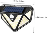 2-Pack Solar LED Motion Sensor Wall Light Dusk-to-Dawn Outdoor Lighting for Aussie Gardens, Fences V1107-SOLAR LED MOTION SENSOR WALL LIGHT