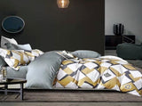 400TC Cotton Sateen Quilt Cover Set Modern Art King V442-ATX-QUILTCS-MODERNART-MULTI-KI