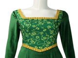 Princess Fiona Dress Halloween Masquerade Green Dress, Party Costume Role Play for Adult S V1237-ZY-203-3894