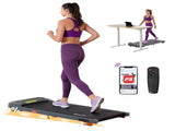 Everfit Treadmill Electric Walking Pad with Incline Under Desk Home Gym Grey TMILL-400-INC-GR