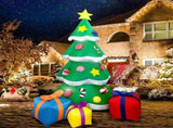 Inflatable Xmas Tree with LED Light Quick Inflation Soft Warm Lighting Blow Up Xmas Tree Holiday V1294-YM0901-3111240246511