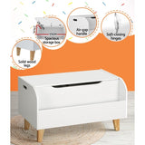 Keezi Kids Toy Box Chest Bookshelf Storage Children Bookcase Organiser Display FURNI-E-STORAGE-A2513-WH