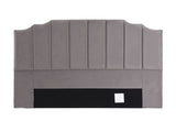 Artiss Bed Head Headboard Queen Velvet 153CM - Grey BED-HEAD-WING-Q-GY