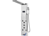 Shower Panel System, 6 Shower Modes, LED & Screen Hydroelectricity Shower Panel Tower, Rainfall, V952-FTYS6CS2MSDPTMPHLV9
