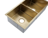 2023 Burnished Brass Gold stainless steel 304 double bowl kitchen sink V549-8645GOLD2