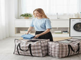 CARLA HOME 6 Pack Large Moving Storage Bags with Zipper & Handles for Clothes, Bedding, Blankets, V178-36315