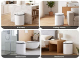 Devanti 30L Sensor Bin Automatic Touchless Trash Can Garbage Rubbish White SB-E-30L-WH