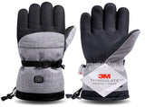Electric Heated Gloves for Men and Women with 3 Heat Levels, Carbon Fiber Heating Panels and 3M V1189-LC-DG-00075