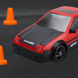 1/24 2.4GHz RC Drift Car 4WD High Speed Remote Control Racing Vehicle Red for 3 year old V1263-JX-7287-1