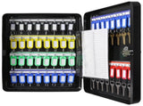 48-Key Cabinet, Key Safe with Combination & Key Lock, Digital Security Storage Box Steel Key V952-YCAQJHS48PCSWJCW9V0