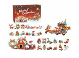 2024 Advent Calendar Christmas Building Block 24 Days Countdown Surprise Box V1263-JX-1321